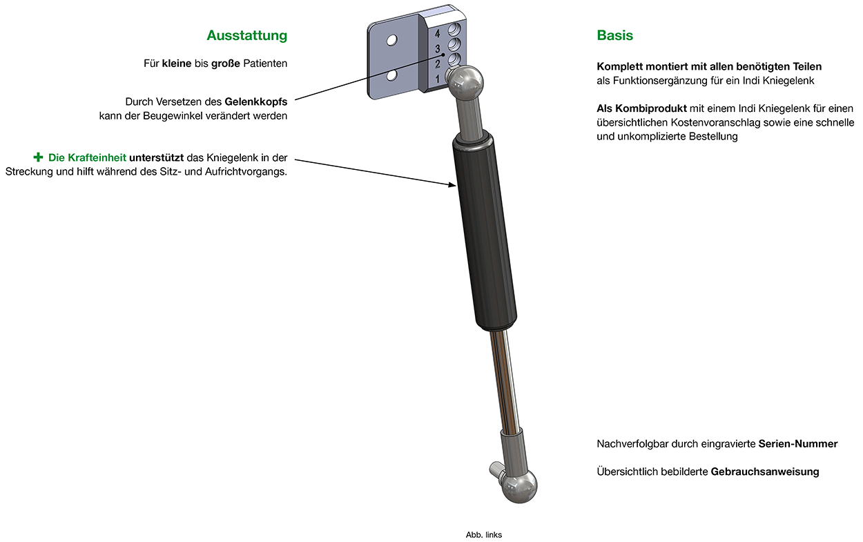 Ausstattung und Vorteile des Indi-Strecker