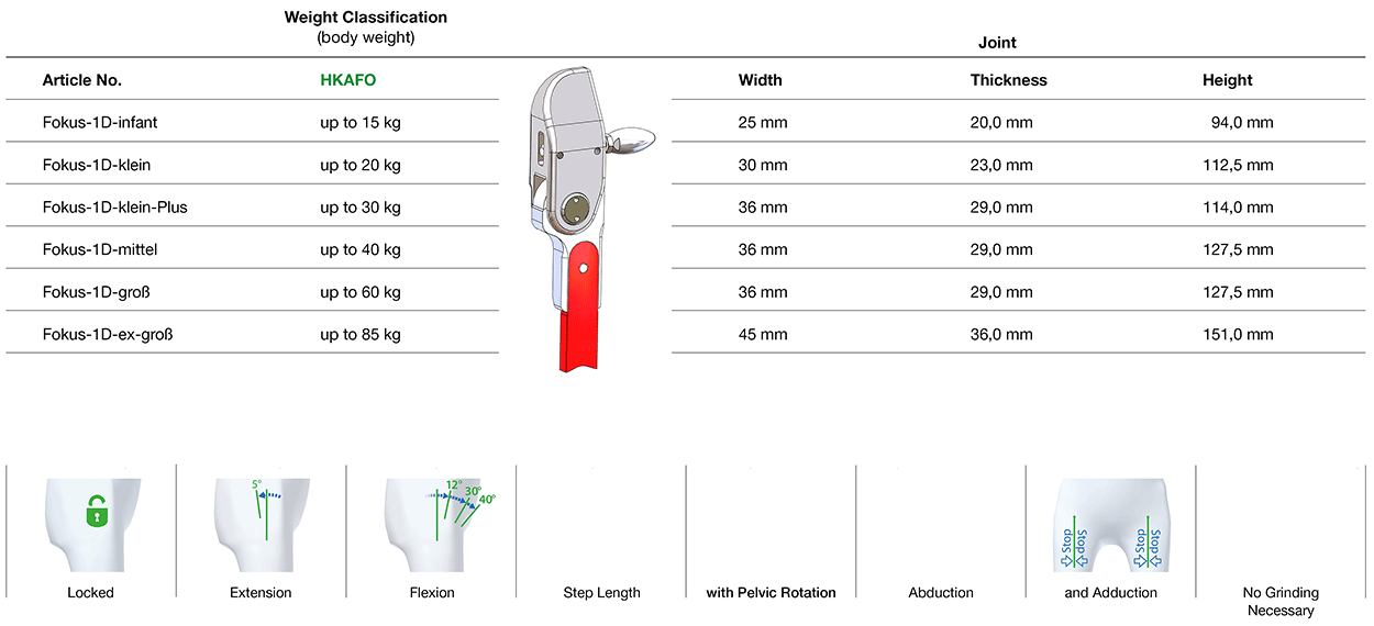 Fokus-1-D Hip Joint Classifikation